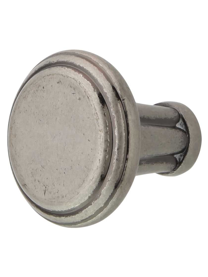 Luxor 1 1/4 inch Cabinet Knob in Antique Pewter.